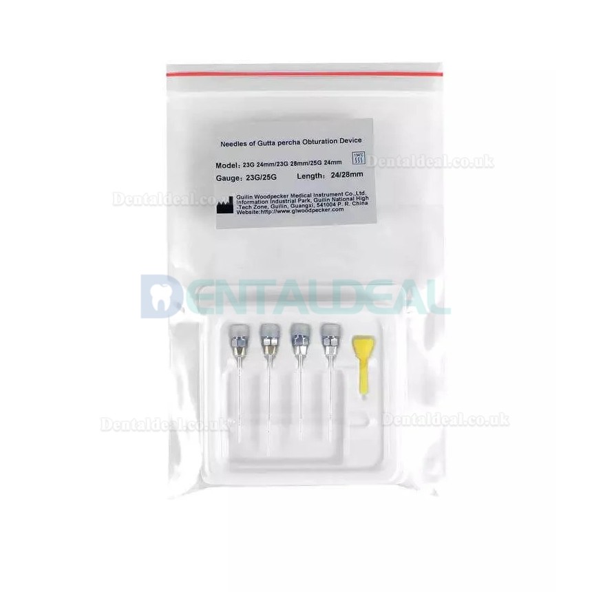 4Pcs/Set Dental Gutta Percha Gun Needles for Woodpecker Fi-G Endo Obturation System
